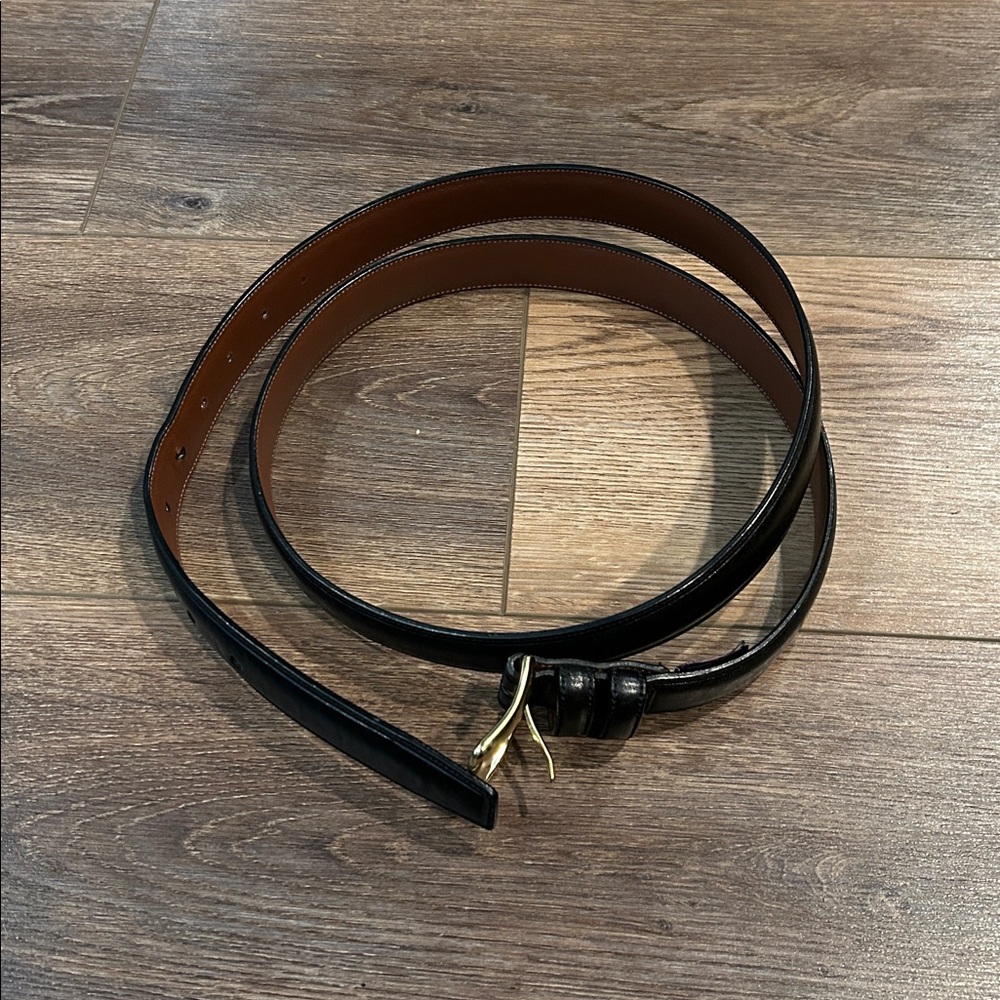 Round tree & Yorke men’s leather belt black 48/120